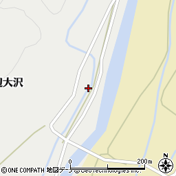 秋田県秋田市河辺大沢中島8-3周辺の地図