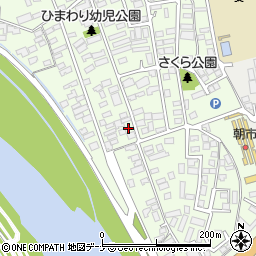 岩手県盛岡市神子田町周辺の地図