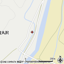 秋田県秋田市河辺大沢中島6周辺の地図