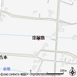 岩手県盛岡市上太田窪屋敷周辺の地図