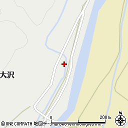 秋田県秋田市河辺大沢中島5周辺の地図