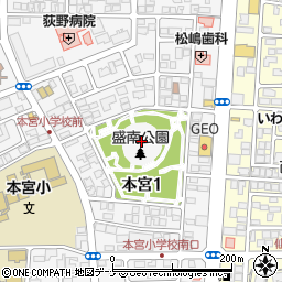 〒020-0866 岩手県盛岡市本宮の地図