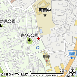 岩手県盛岡市神子田町16-25周辺の地図