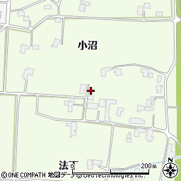 岩手県盛岡市中太田小沼20-2周辺の地図
