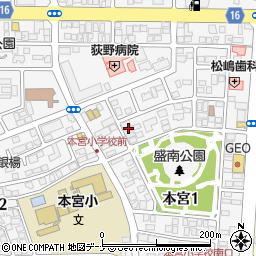 メロディハイム本宮周辺の地図