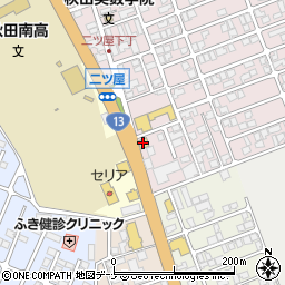 ＭＩＮＩ秋田周辺の地図