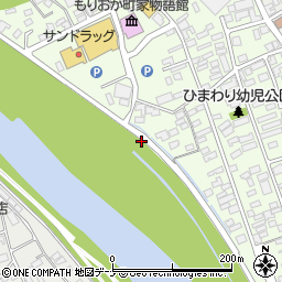 岩手県盛岡市神子田町3周辺の地図