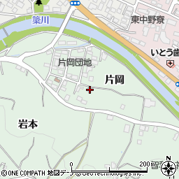 岩手県盛岡市東中野片岡35周辺の地図