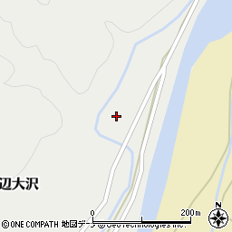 秋田県秋田市河辺大沢中田周辺の地図