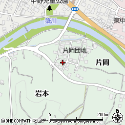 岩手県盛岡市東中野片岡38-7周辺の地図