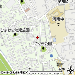 クロスガーデン神子田周辺の地図