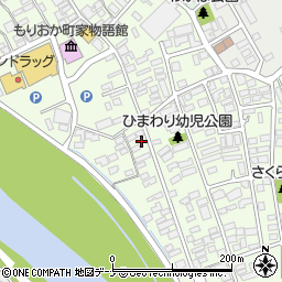 岩手県盛岡市神子田町2-3周辺の地図