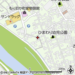 岩手県盛岡市神子田町3-1周辺の地図