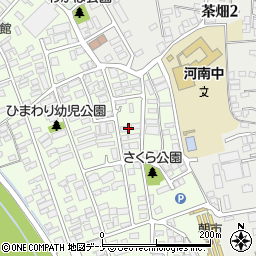 岩手県盛岡市神子田町14周辺の地図