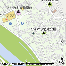 岩手県盛岡市神子田町2-2周辺の地図