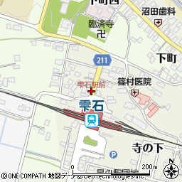 JR雫石駅周辺の地図