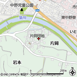 岩手県盛岡市東中野片岡29周辺の地図