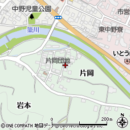 岩手県盛岡市東中野片岡29-15周辺の地図