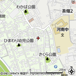 岩手県盛岡市神子田町14-30周辺の地図