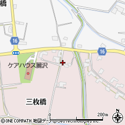 岩手県盛岡市猪去三枚橋周辺の地図