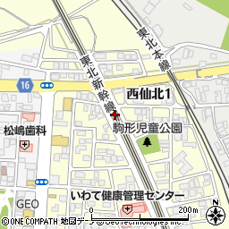 株式会社フロントライン　盛岡支店周辺の地図