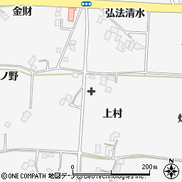 岩手県盛岡市上太田上村周辺の地図