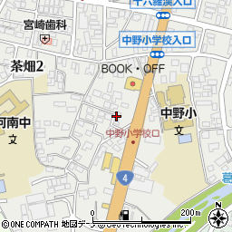 江渡商事株式会社　盛岡営業所周辺の地図