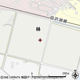 岩手県岩手郡雫石町林周辺の地図