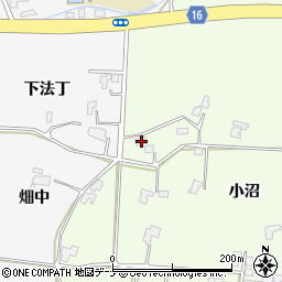 岩手県盛岡市中太田小沼80周辺の地図