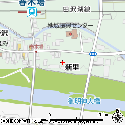 岩手県岩手郡雫石町上野新里周辺の地図