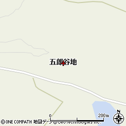 秋田県秋田市河辺三内五郎谷地周辺の地図