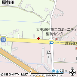 岩手県盛岡市中太田屋敷田227周辺の地図