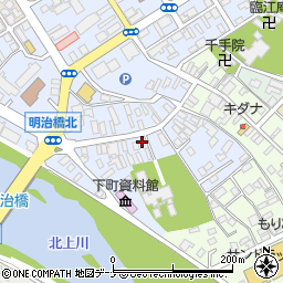 笹森青果食料品店周辺の地図