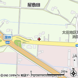 岩手県盛岡市中太田屋敷田153周辺の地図