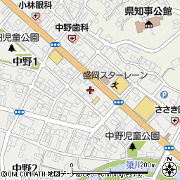 盛岡信用金庫東支店周辺の地図