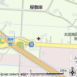 岩手県盛岡市中太田屋敷田31周辺の地図