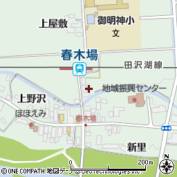 岩手県岩手郡雫石町上野観音堂周辺の地図