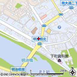 中儀化粧品店南大通本店周辺の地図