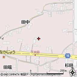 岩手県盛岡市下太田田中周辺の地図