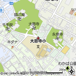 岩手県盛岡市大慈寺町周辺の地図