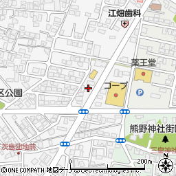 秋田進学塾　エデュグループ個別指導校ステップ１・茨島校周辺の地図