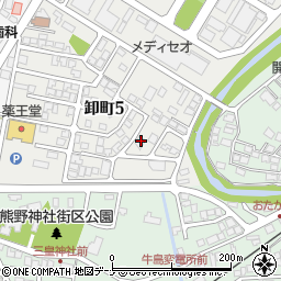 株式会社タイセイ秋田営業所周辺の地図