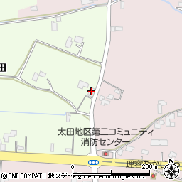 岩手県盛岡市中太田屋敷田77周辺の地図