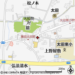 岩手県盛岡市上太田上野屋敷3周辺の地図