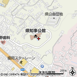 岩手県盛岡市東中野町26周辺の地図