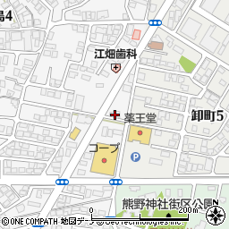 うさちゃんクリーニング茨島店周辺の地図