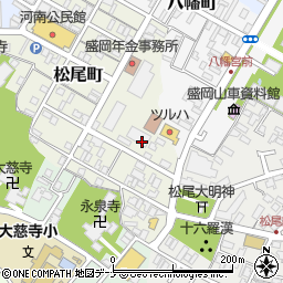 東日本建設業保証株式会社岩手支店周辺の地図