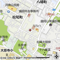 岩手県採石工業組合周辺の地図