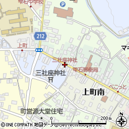 三社座神社周辺の地図