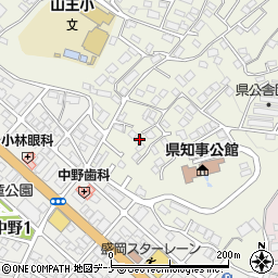 岩手県盛岡市東中野町14-14周辺の地図